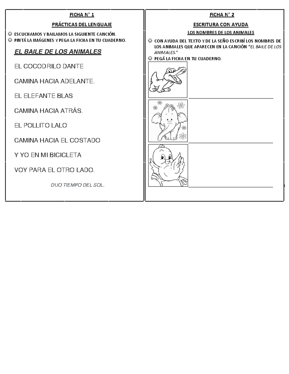 Cuadernillo DE Actividades PARA Primero - 1 PRÁCTICAS DEL LENGUAJE ☺ ...