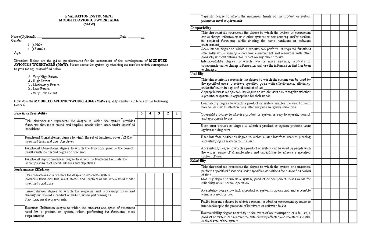 MAW- Evaluation- Instrument copy - EVALUATION INSTRUMENT MODIFIED ...