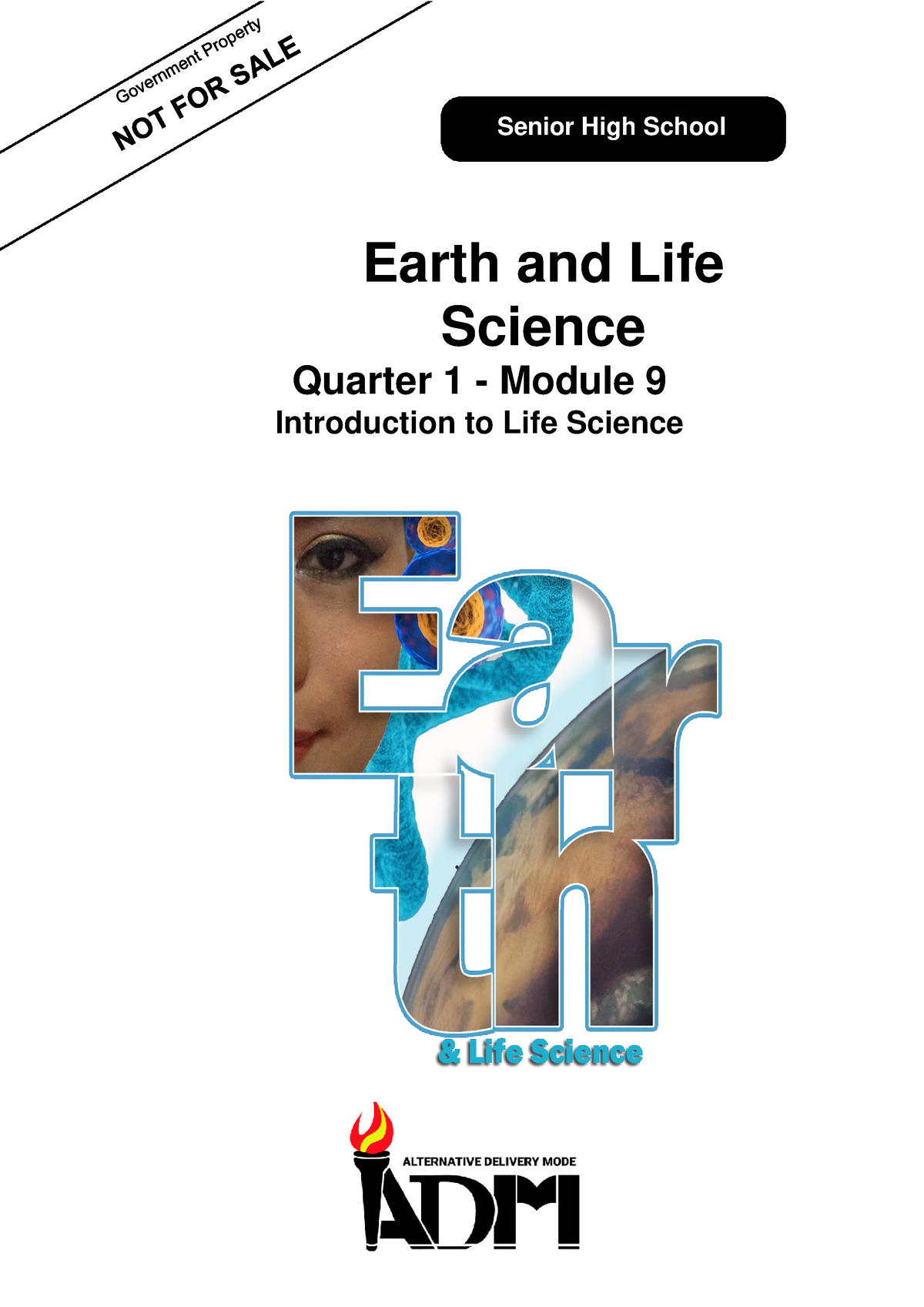 Science 12 Q1 Mod9 Introductionto Life Science V3 Earth And Life Science Quarter 1 Module 9 9686