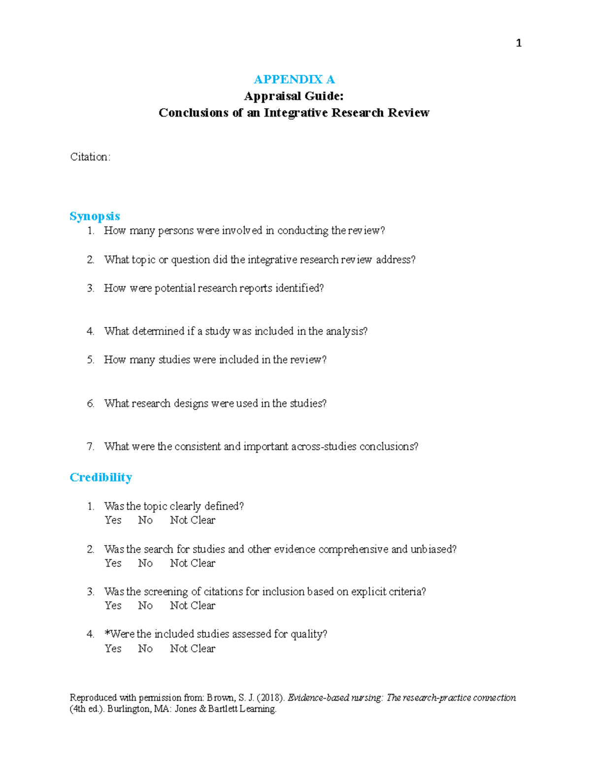 Attachment 4 - Teaching experience notes - 1 APPENDIX A Appraisal Guide ...