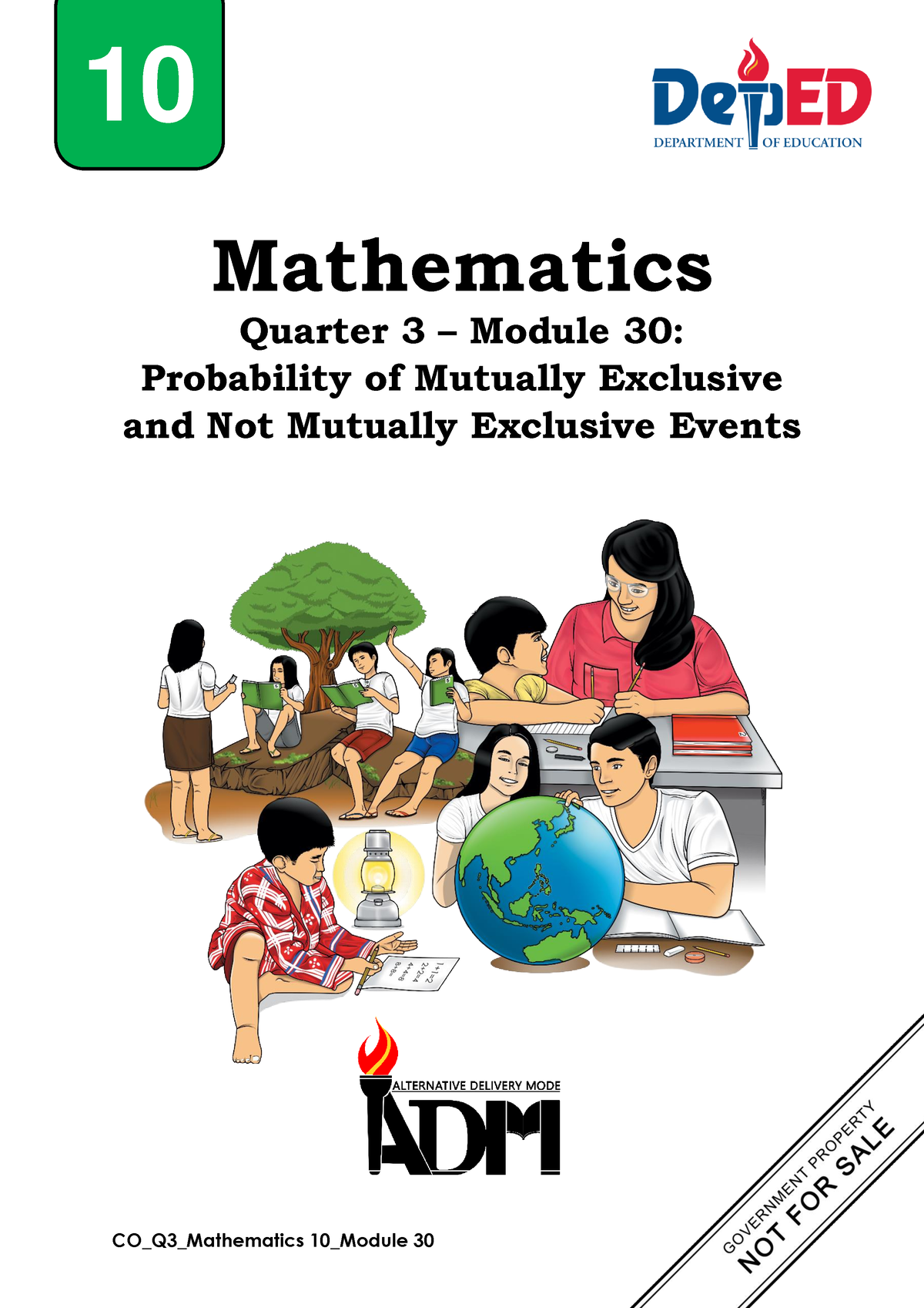 MATH10-Q3- Module 30 - Guid For Probability - Mathematics Quarter 3 ...