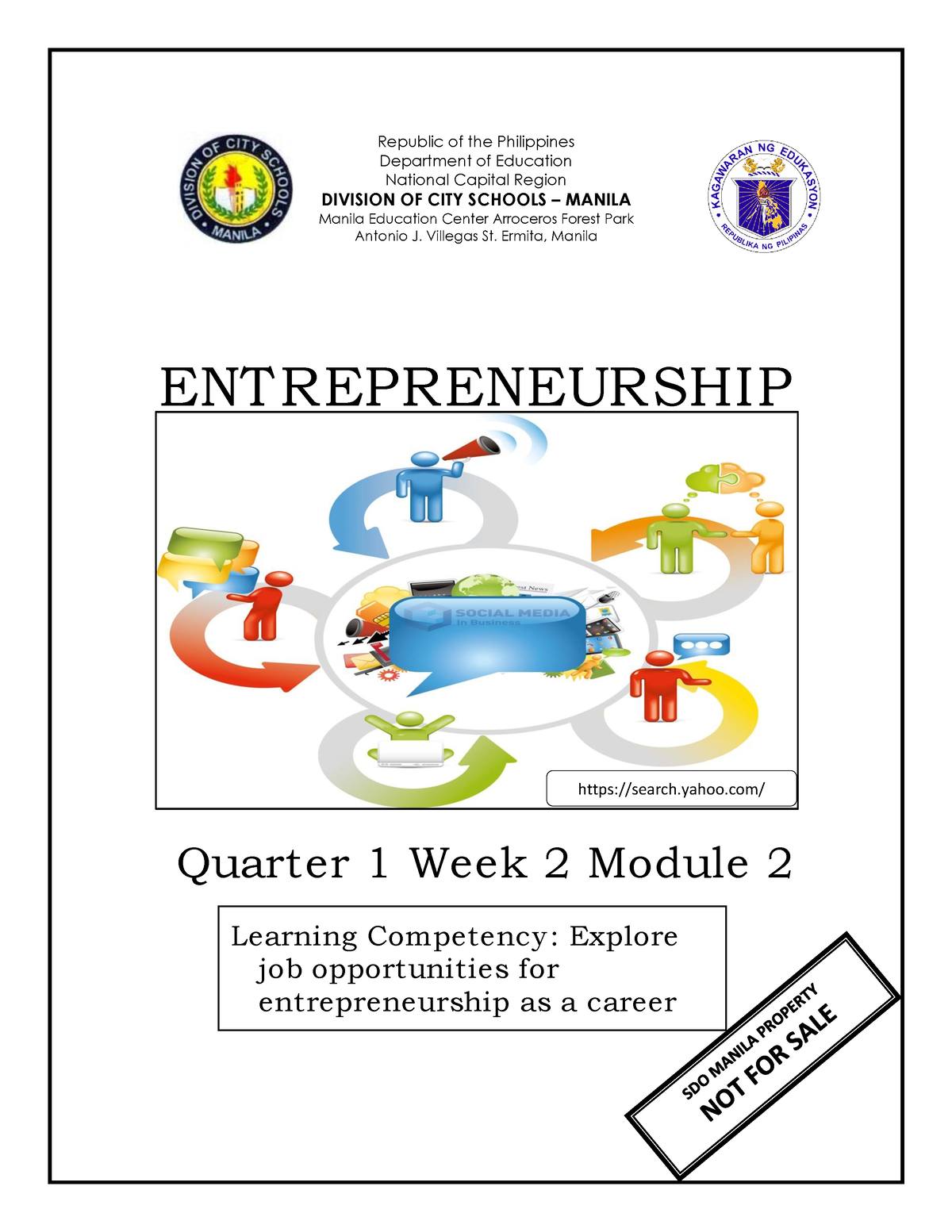entrepreneurship module grade 12 business plan