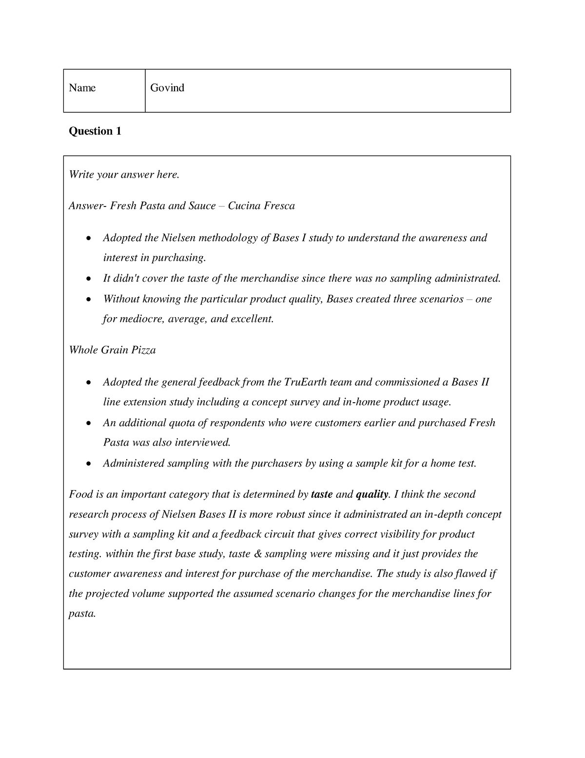 tru earth case study answer