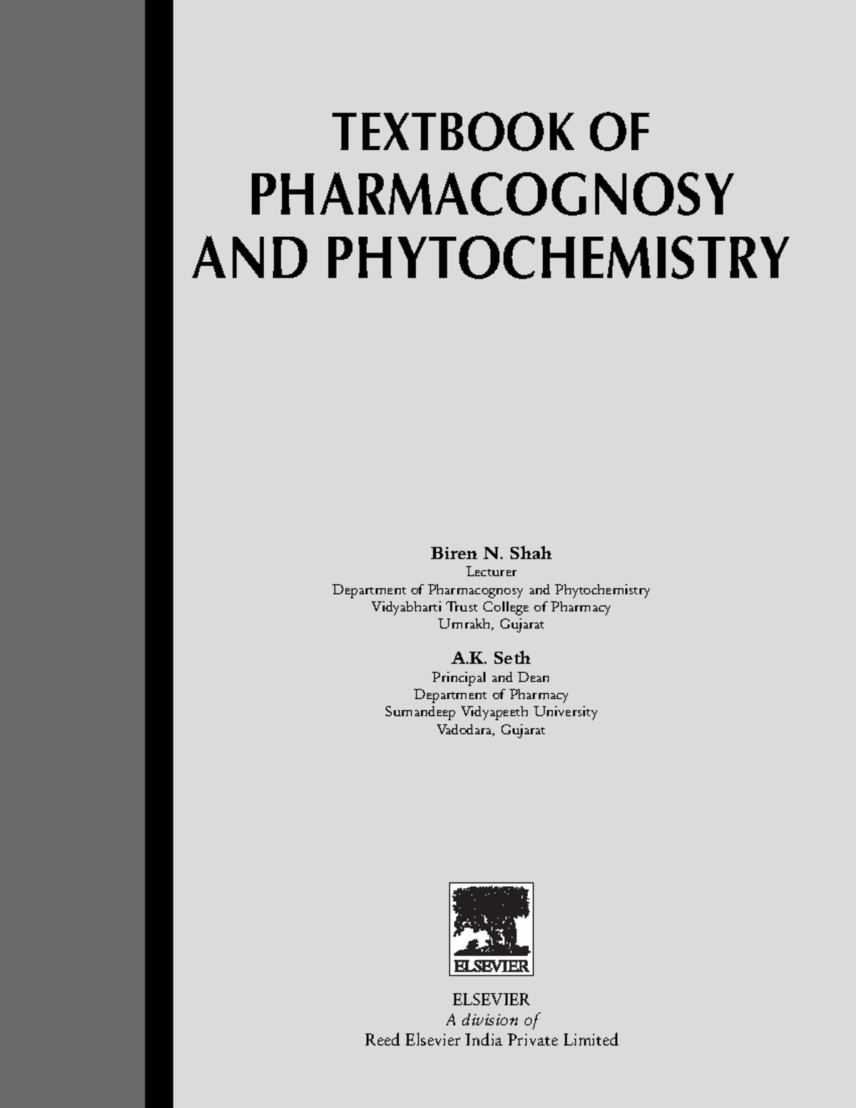 004-006 - Pharmacognosis - Textbook Of Pharmacognosy And Phytochemistry 