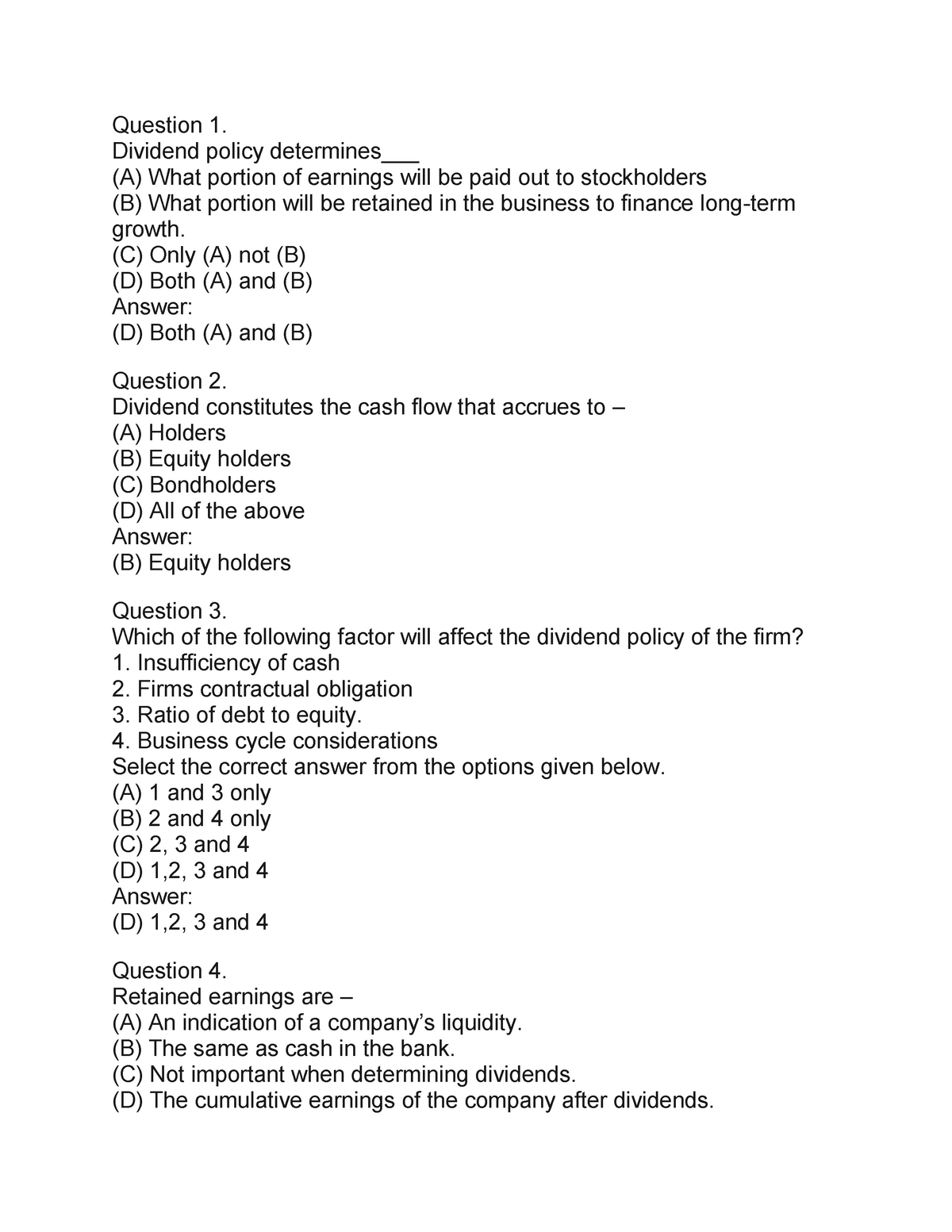 dividend-policy-in-capital-structure-question-1-dividend-policy