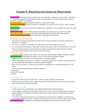 ACCT 2302 Chapter 8 Smart Book - ACCT 2302 CHAPTER 8 SMARTBOOK A ...
