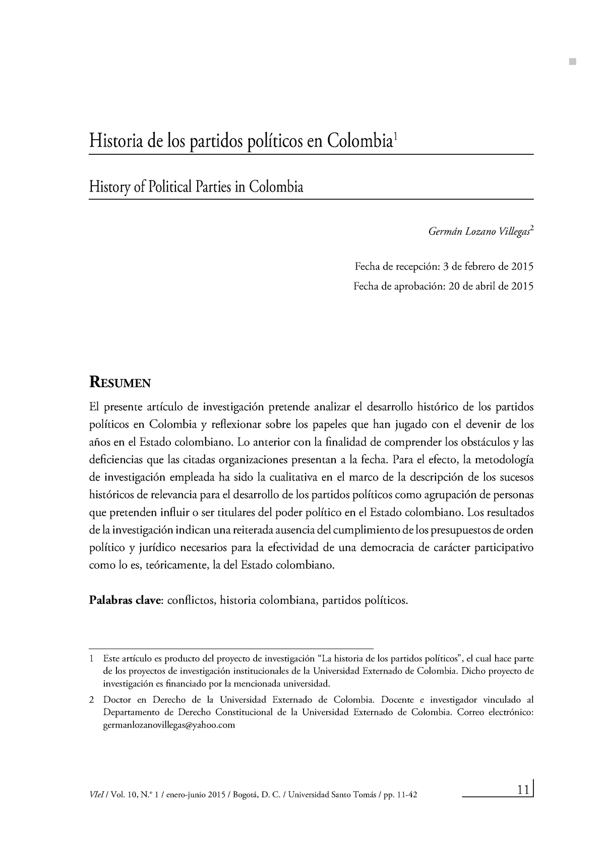 Historia De Los Partidos Politicos De Colombia Historia De Los Partidos Políticos En Colombia 9950