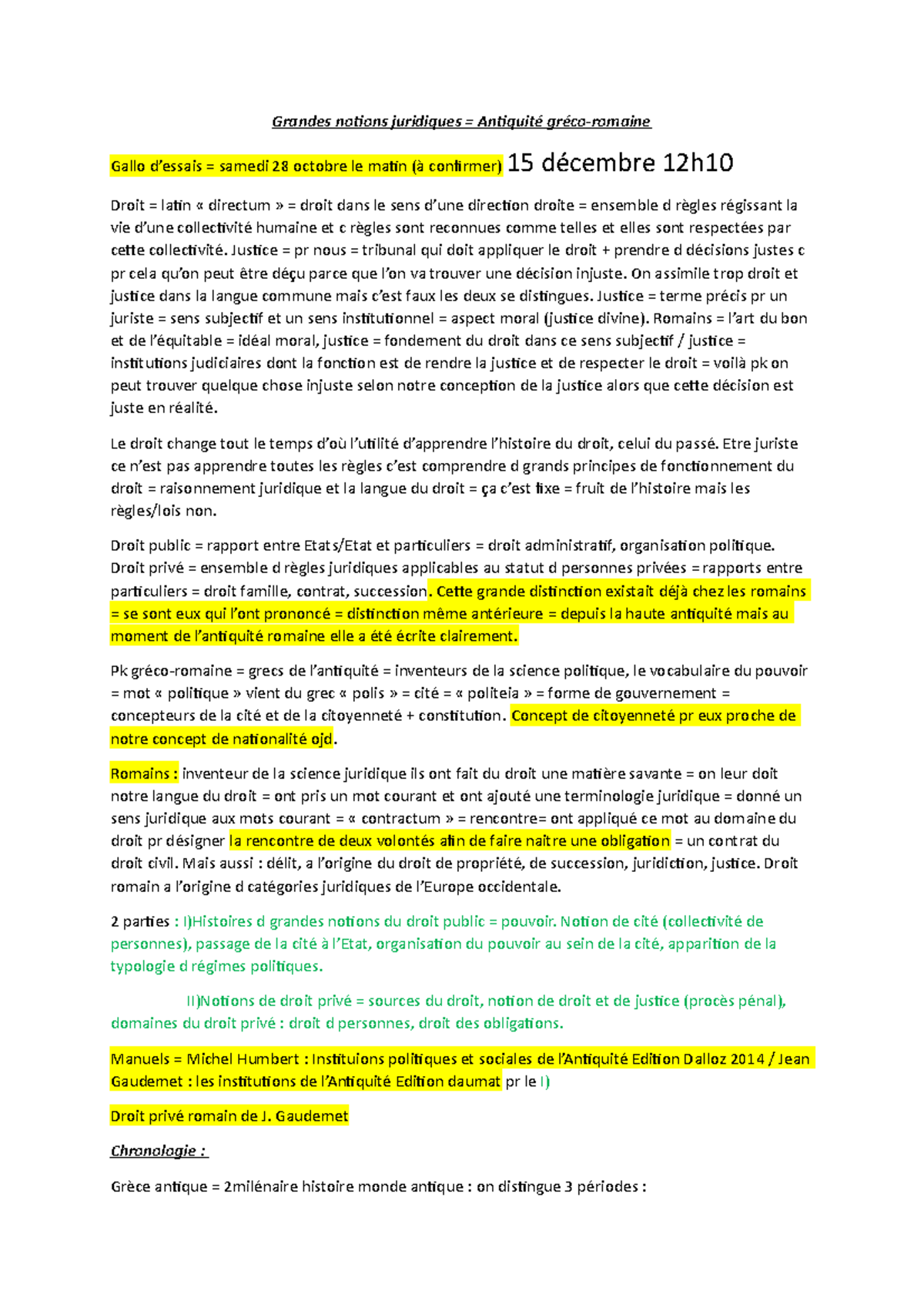 Notions juridiques Jusice = pr nous = tribunal qui doit appliquer le