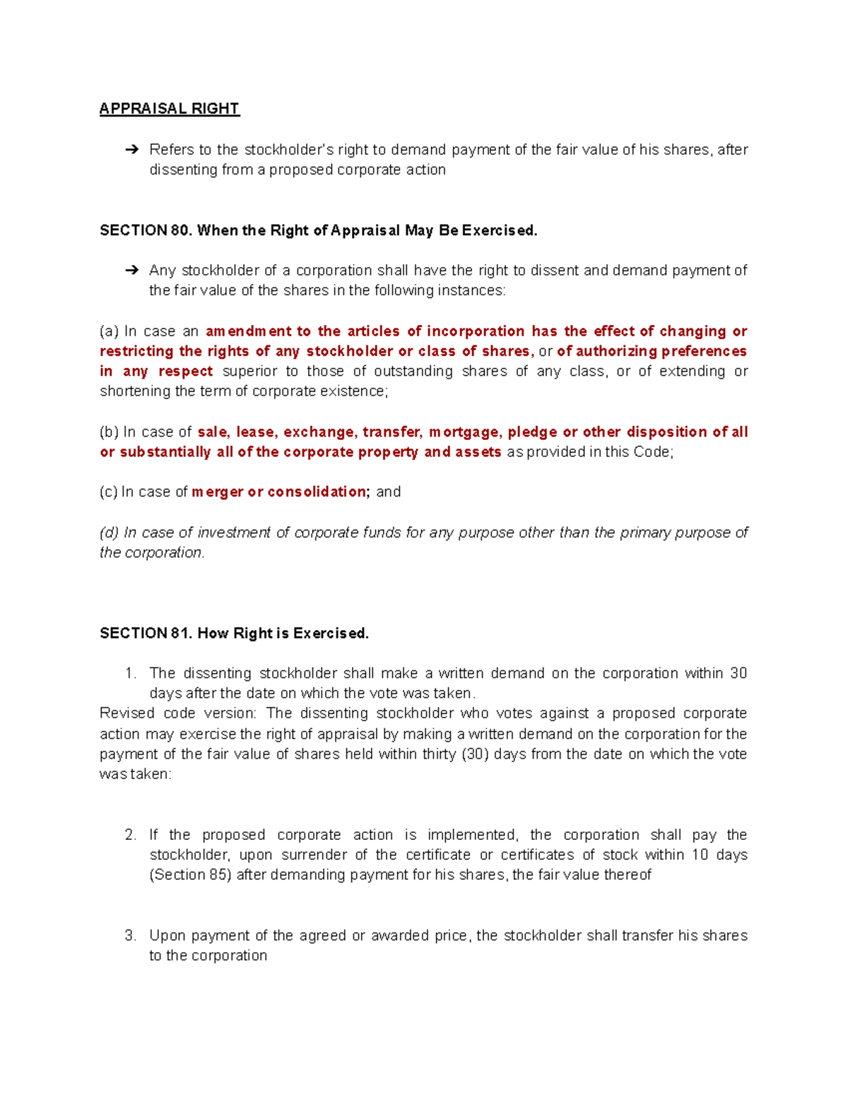 80-114-law-appraisal-right-refers-to-the-stockholder-s-right-to