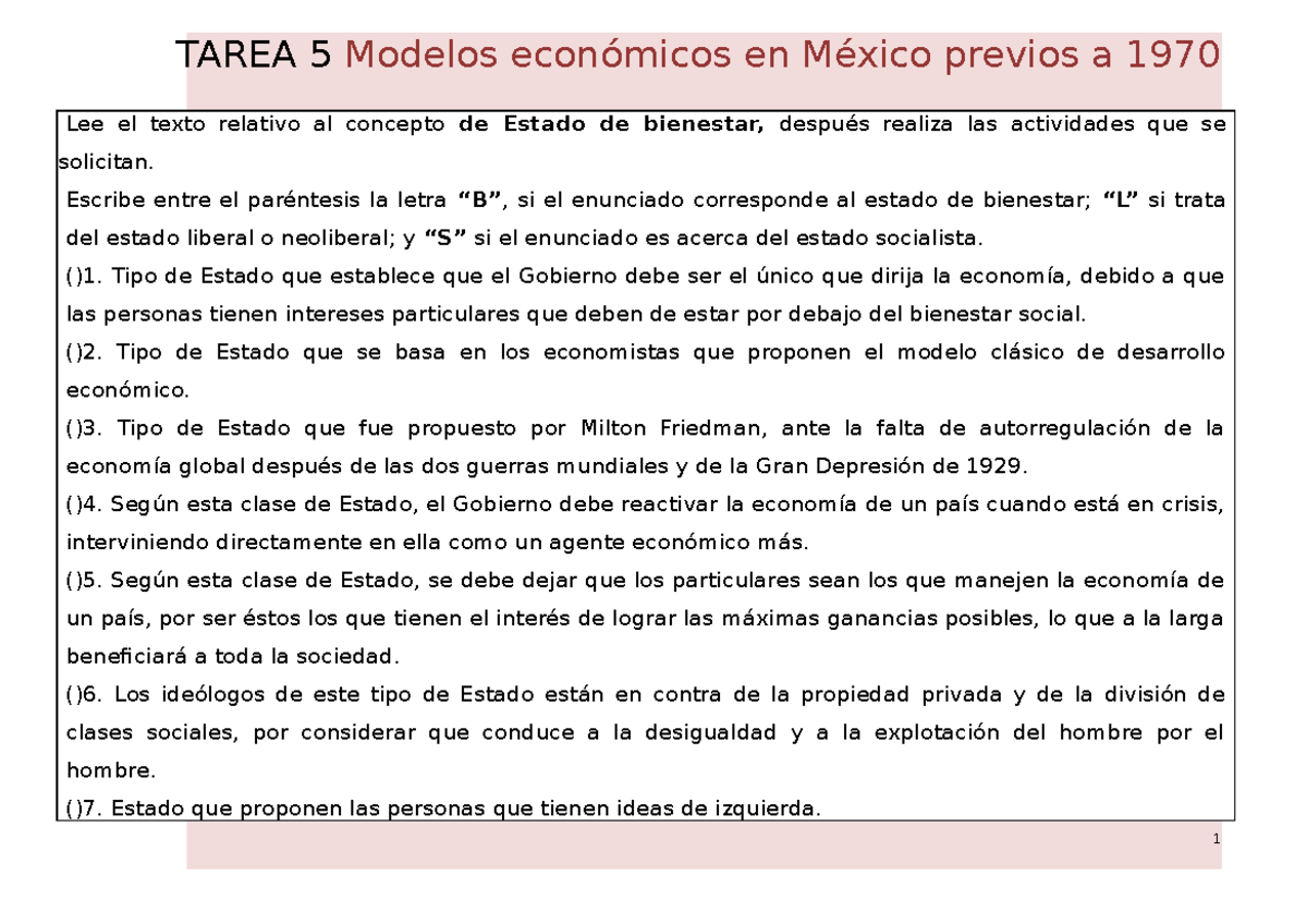 Ensayo Sobre Los Modelos Economicos En Mexico www.studocu.com