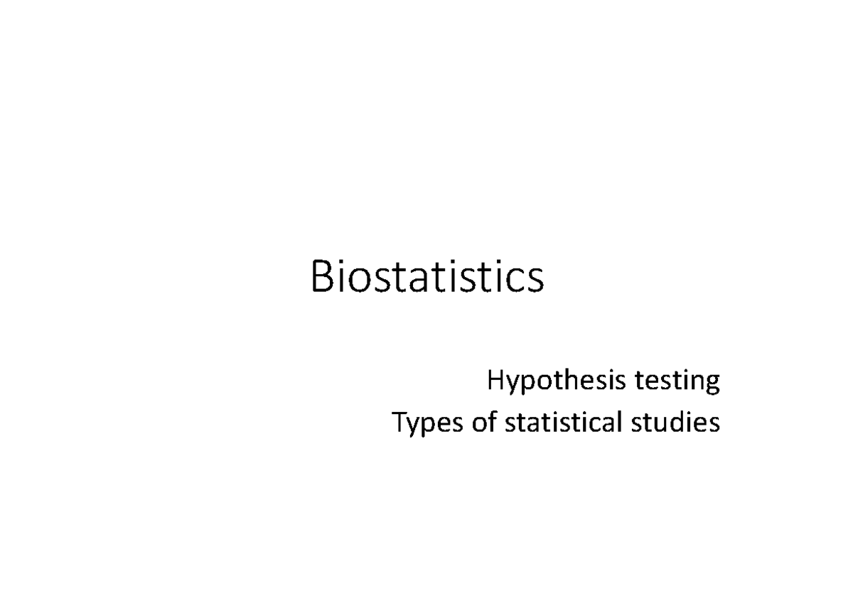 thesis topic in biostatistics