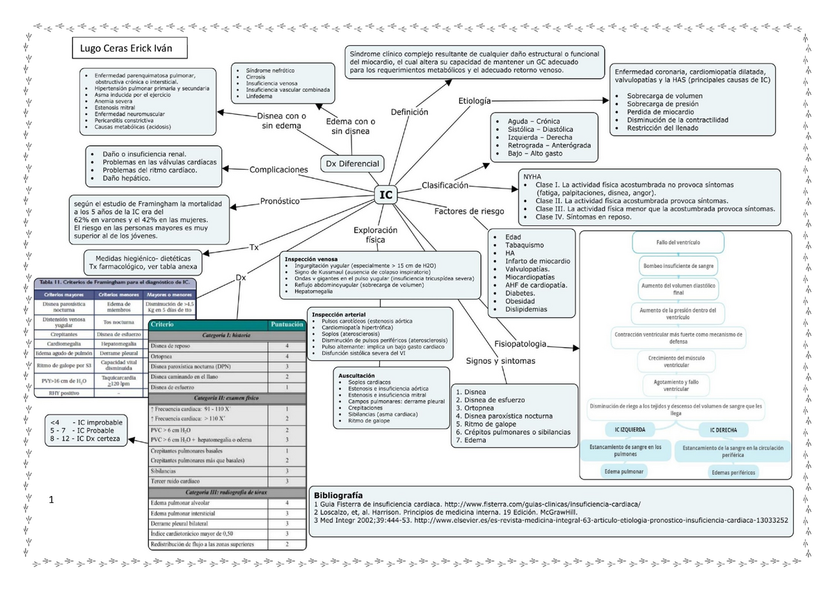 Insuficiencia Cardiaca Mapa Conceptual Lugo Ceras Erick | The Best Porn ...