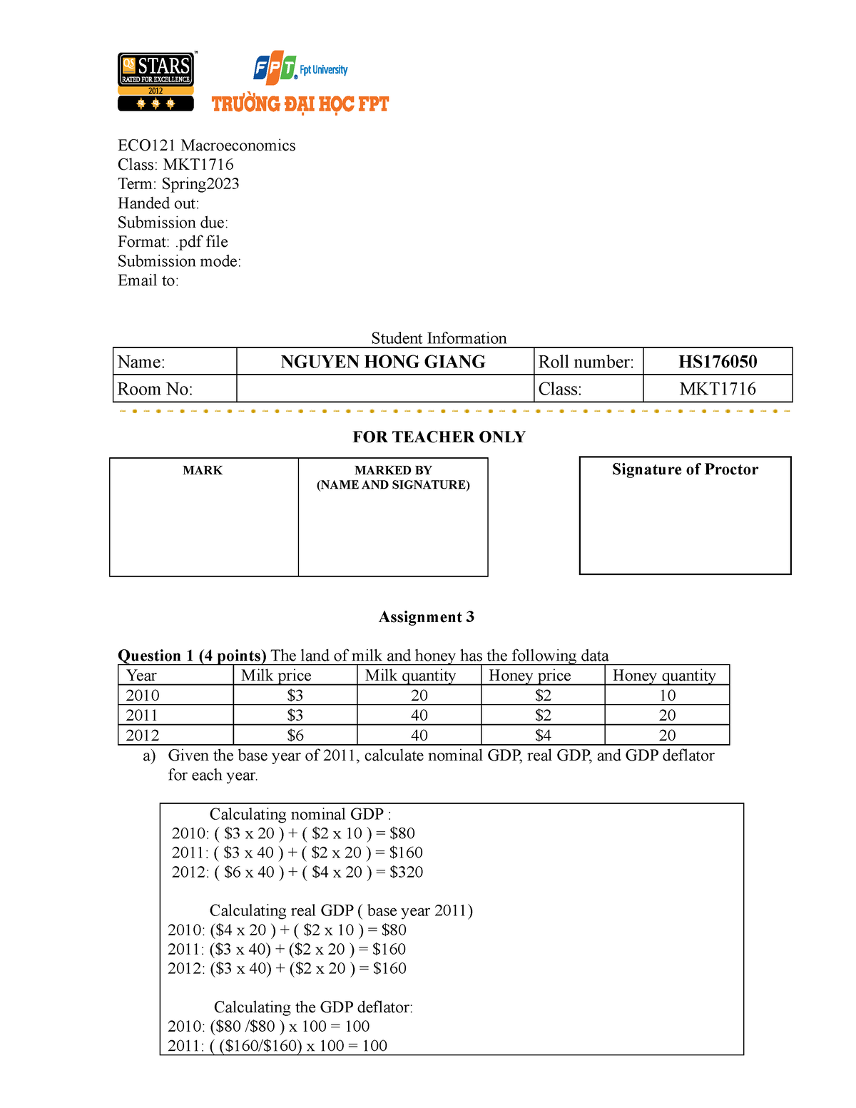 ECO121 Individual Assignment 03 Nguyen Hong Giang - ECO121 ...