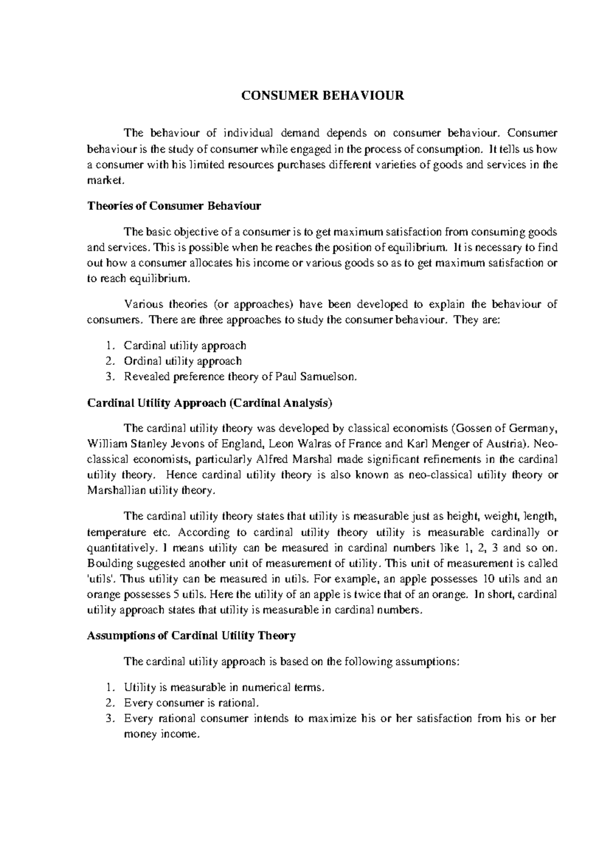 CALICUT UNIVERSITY STUDY MATERIAL SEMESTER 1 MANAGERIAL ECONOMICS