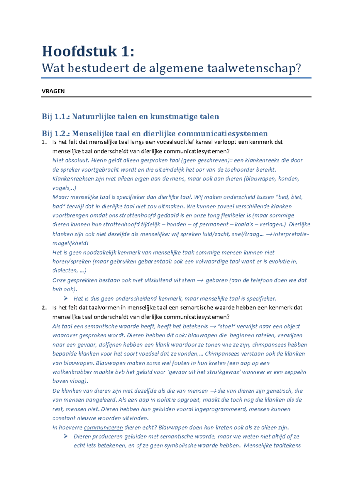 Algemene Taalkunde: Van Taal Als Systeem Naar Taal In Gebruik ...