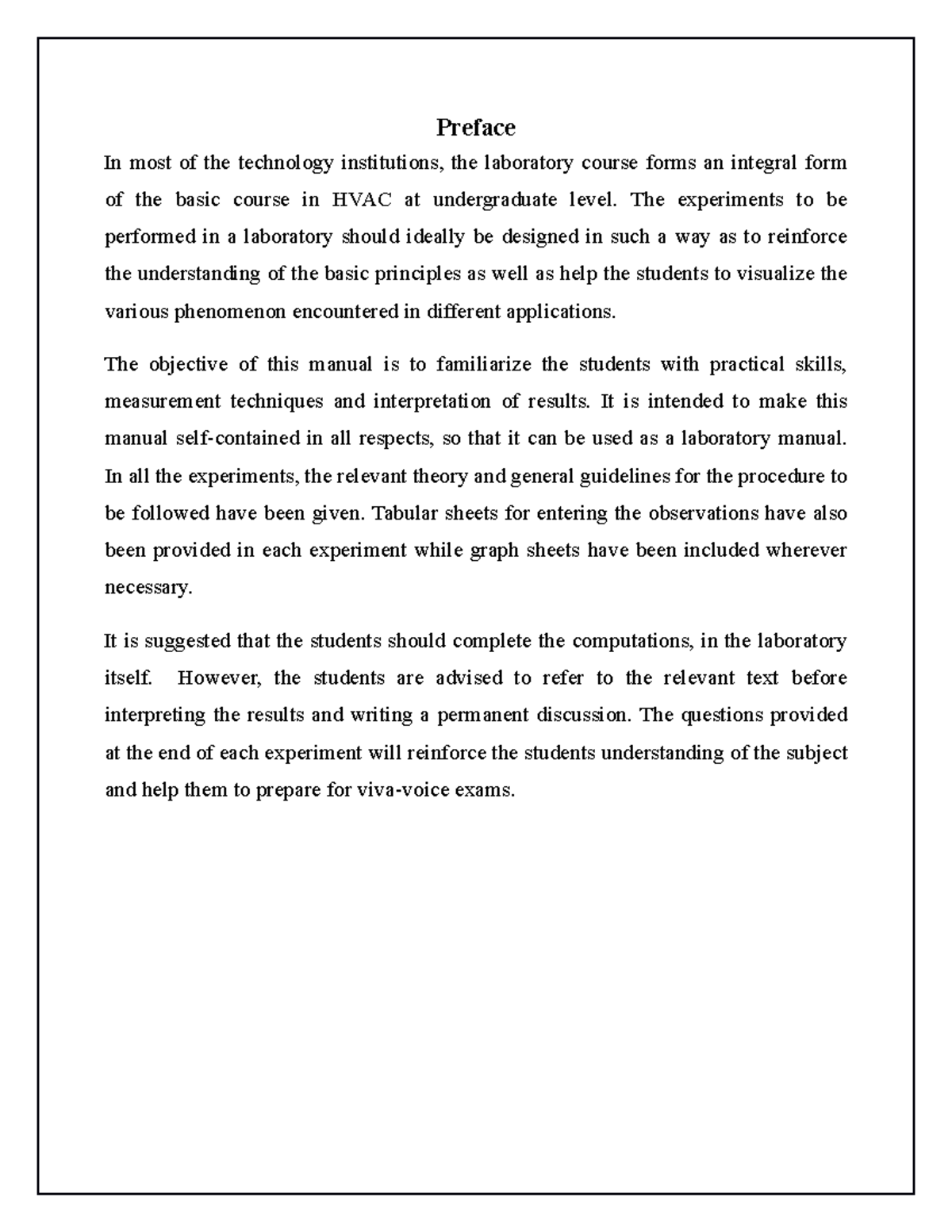 Preface - Preface In most of the technology institutions, the ...