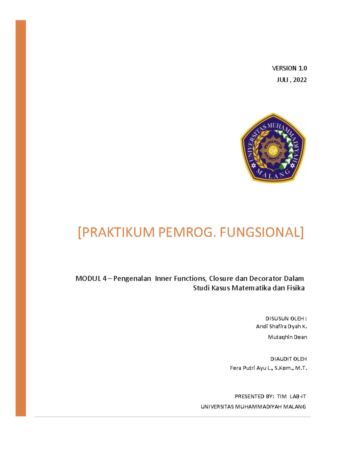 Modul 4 Attachment - VERSION 1. JULI , 2022 [PRAKTIKUM PEMROG ...