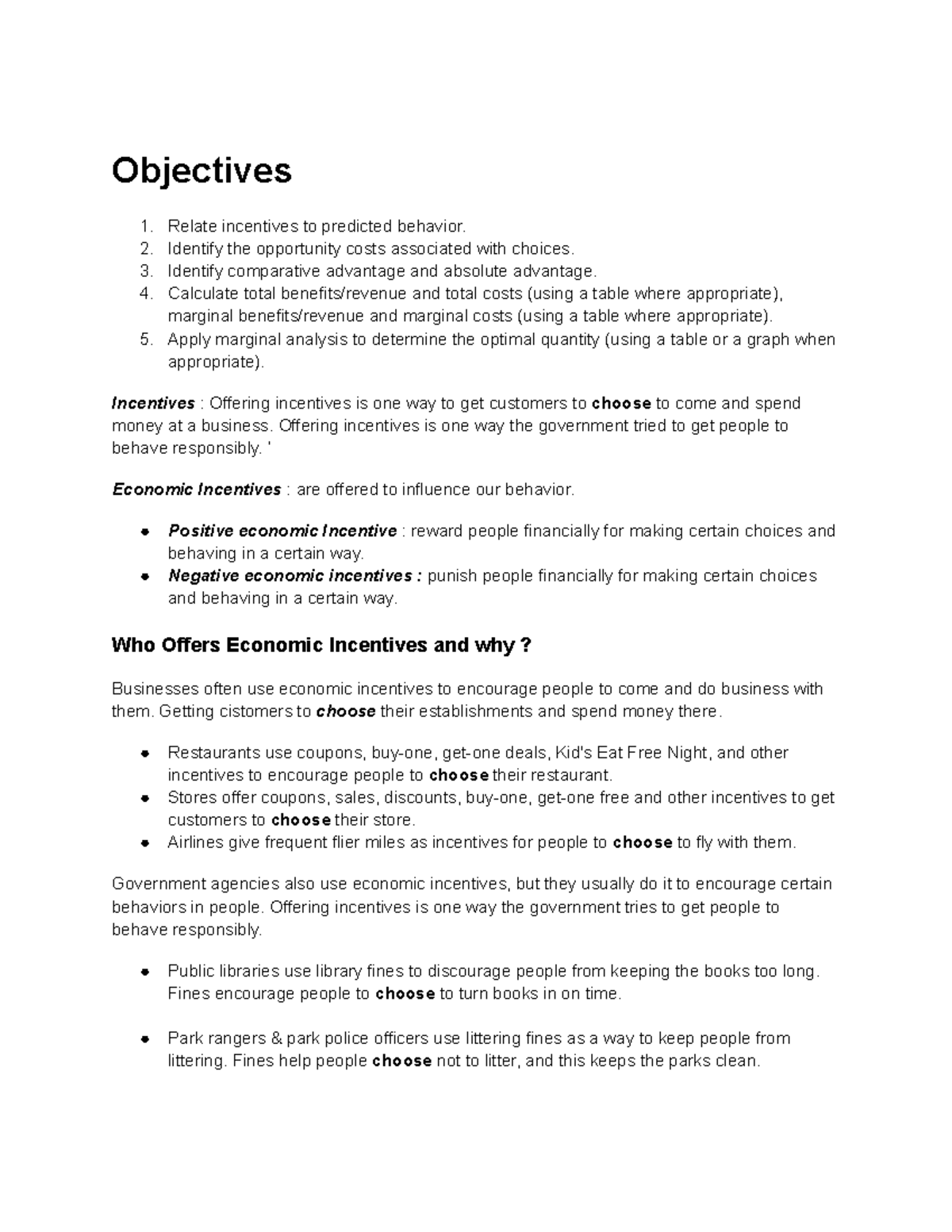 Module 2 - notes based off the articles and videos - Objectives Relate ...