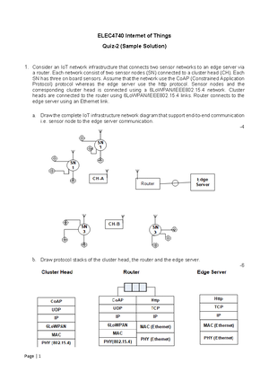 Quiz-2 paper solution