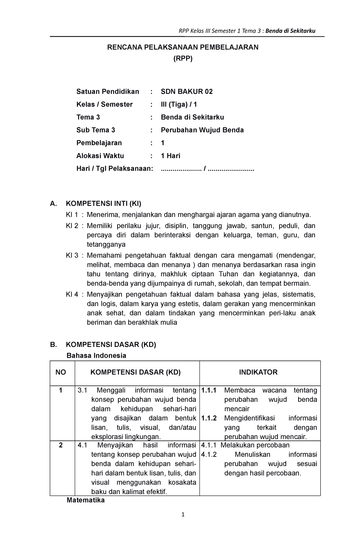 RPP K3 TEMA 3 ST 3 REV. 2018 (datadikdasmen - RENCANA PELAKSANAAN ...