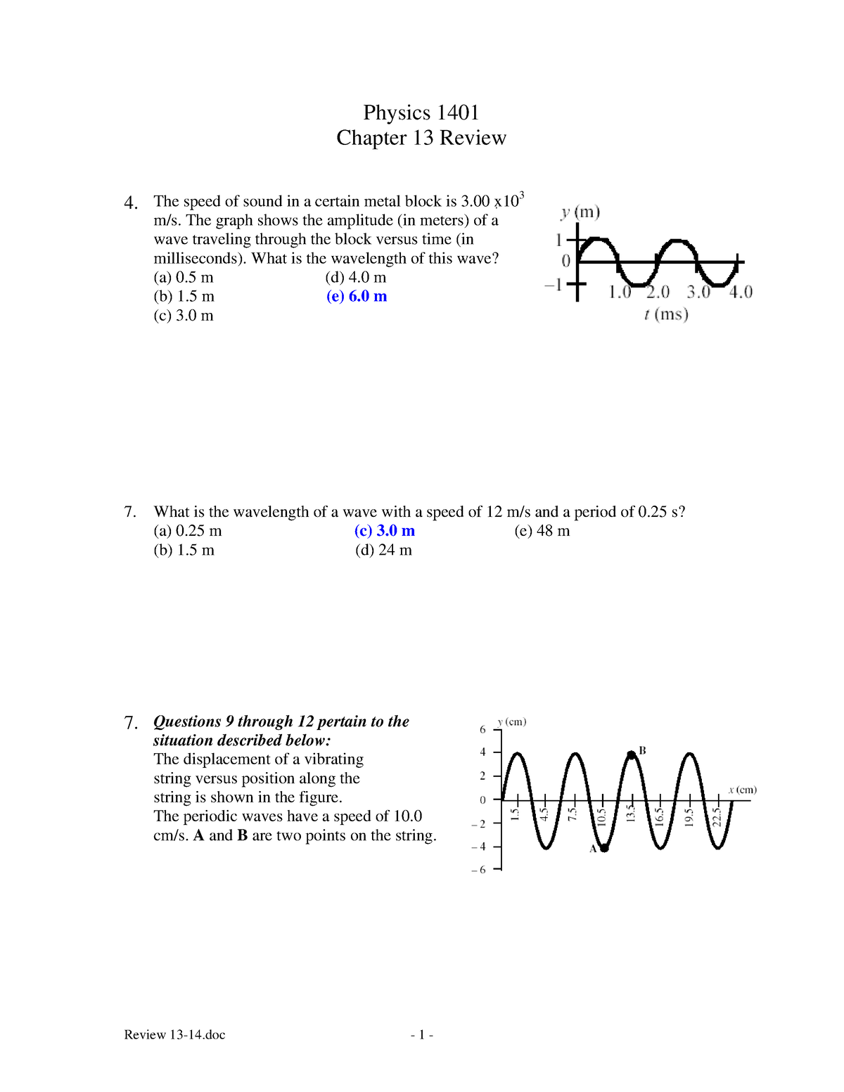 review-final-exam-answer-key-physics-1401-chapter-13-review-4-the