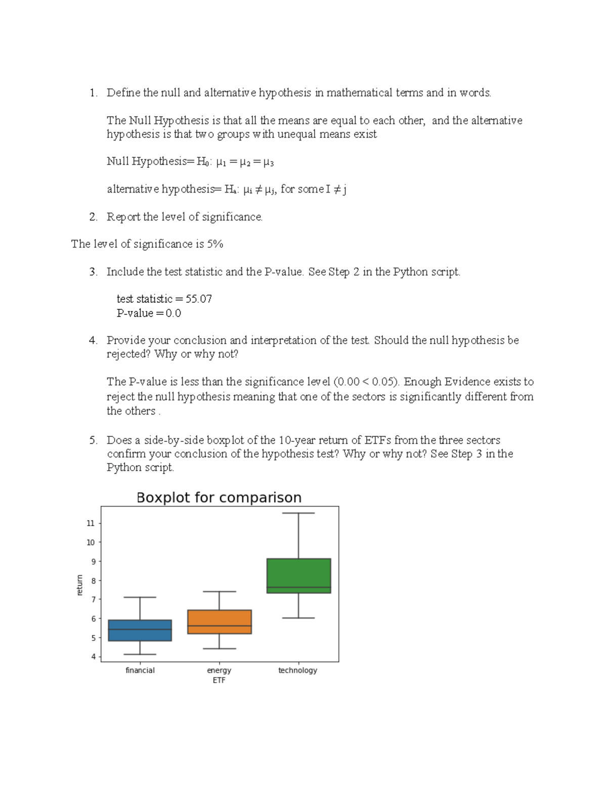 how to state null and alternative hypothesis in words