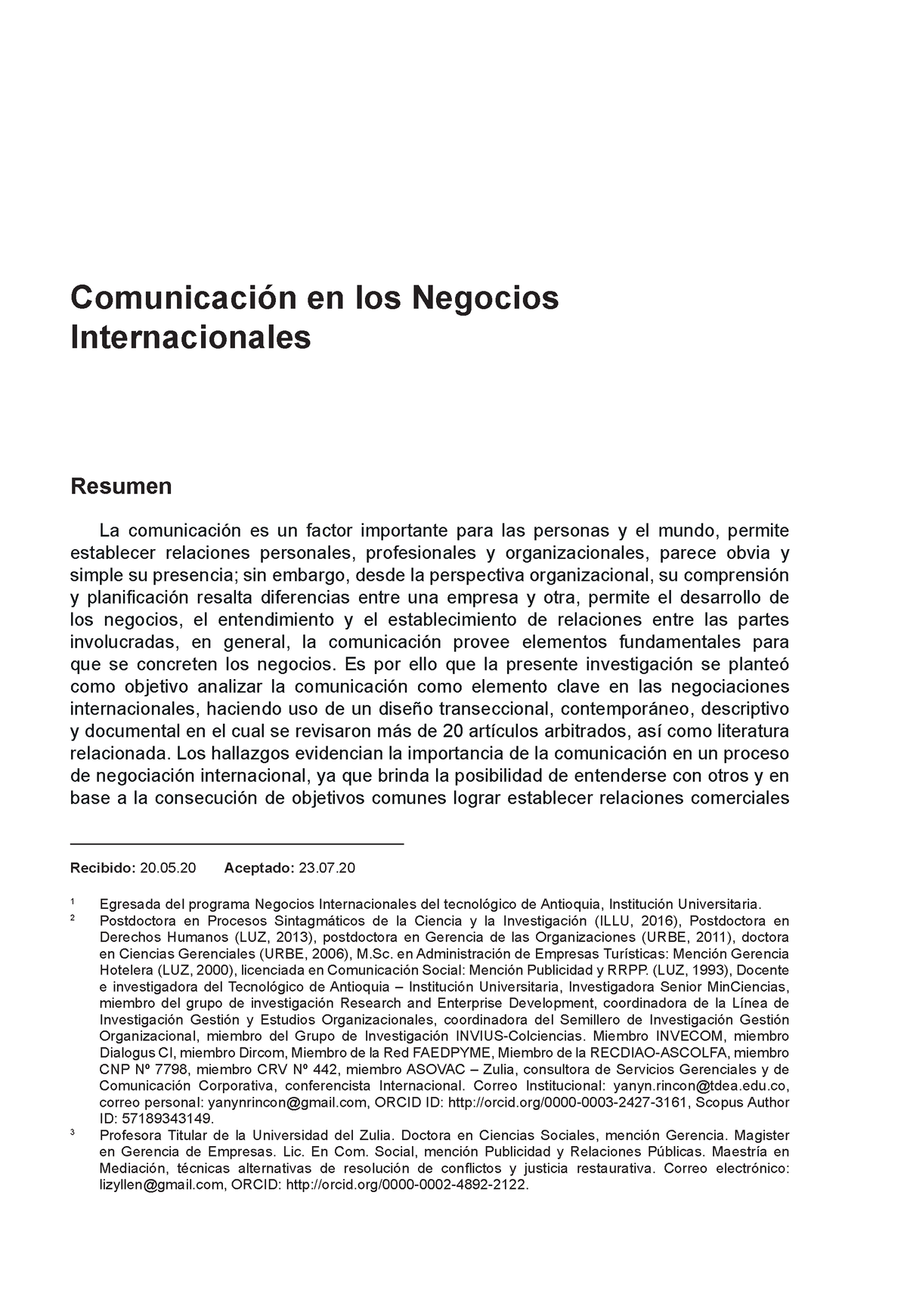 Comunicacio I Nternacional - Comunicación En Los Negocios ...