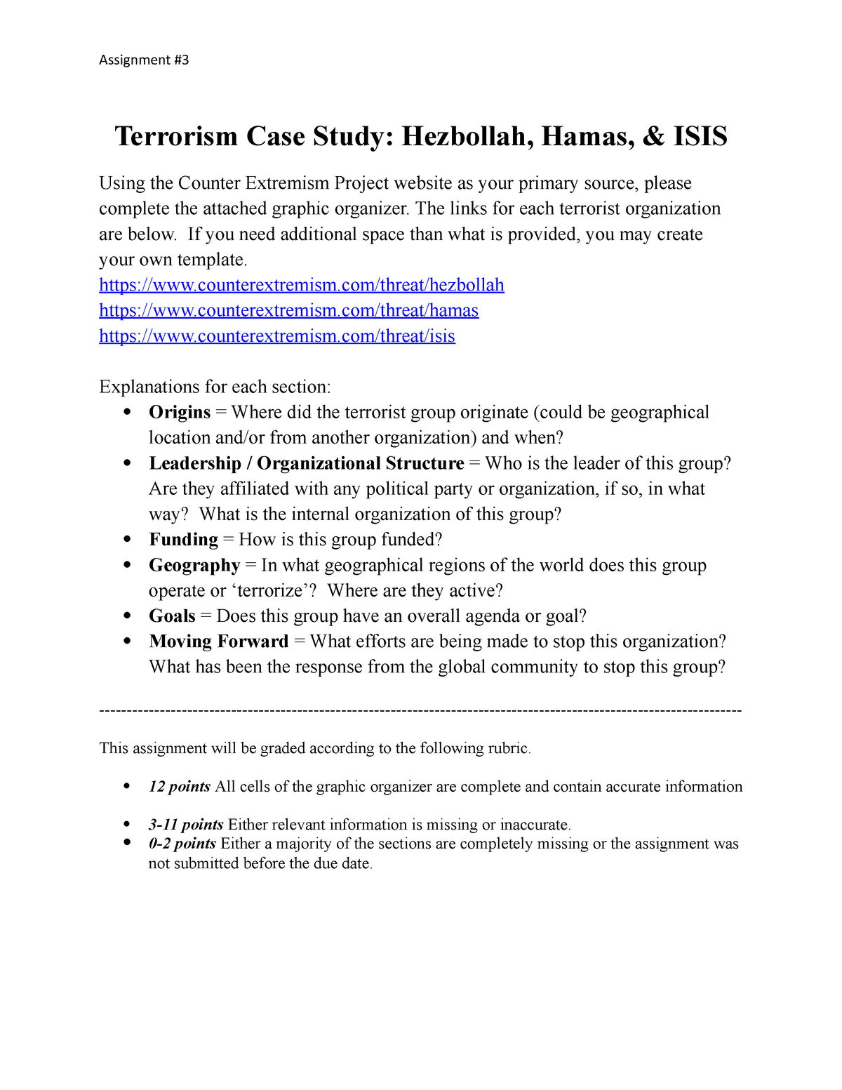 comparative case study terrorism