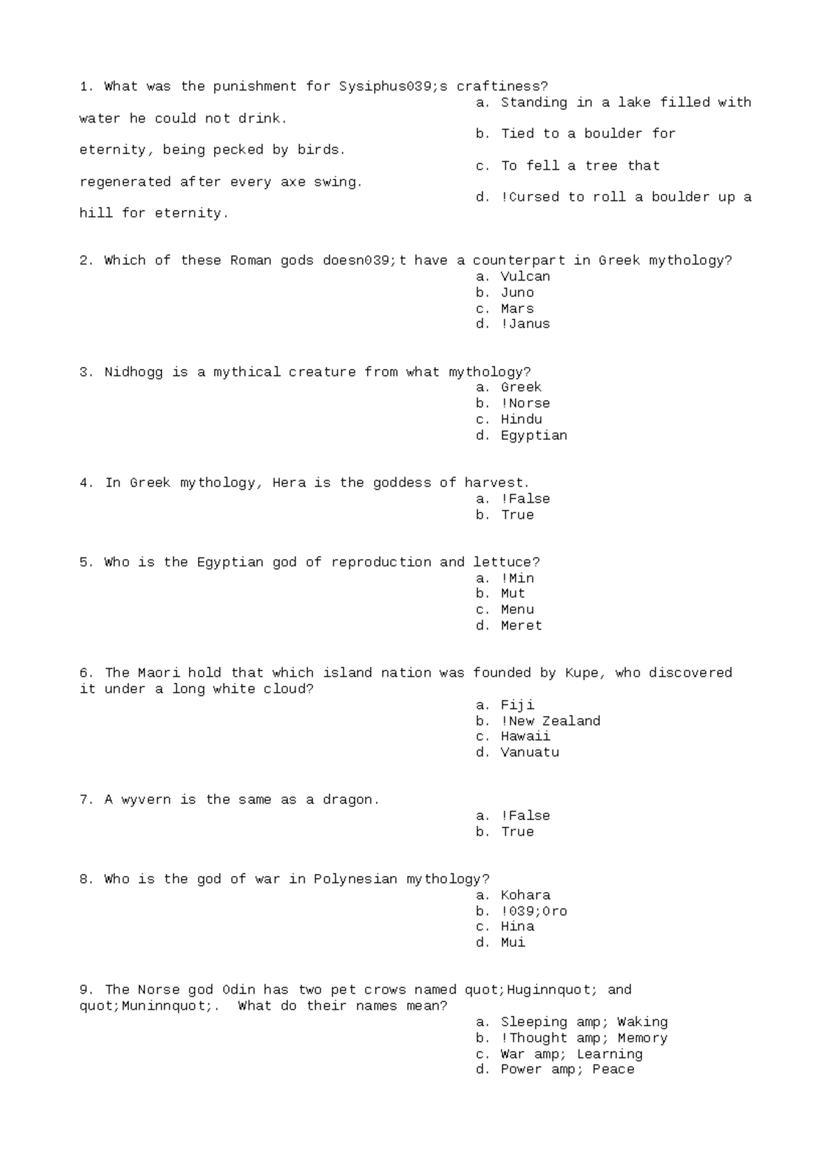 CPE143-Final-4 - practice - What was the punishment for Sysiphus039;s ...