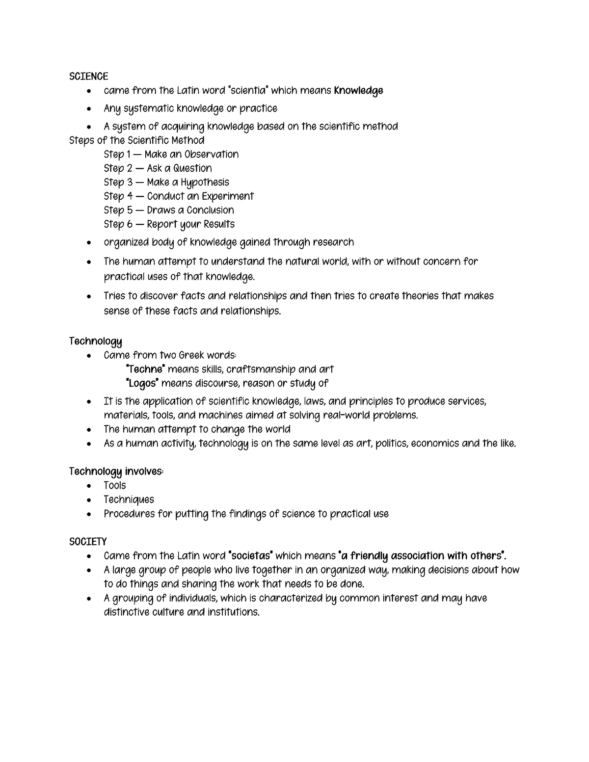 Science - Reviewer In Sts - Science, Technology And Society