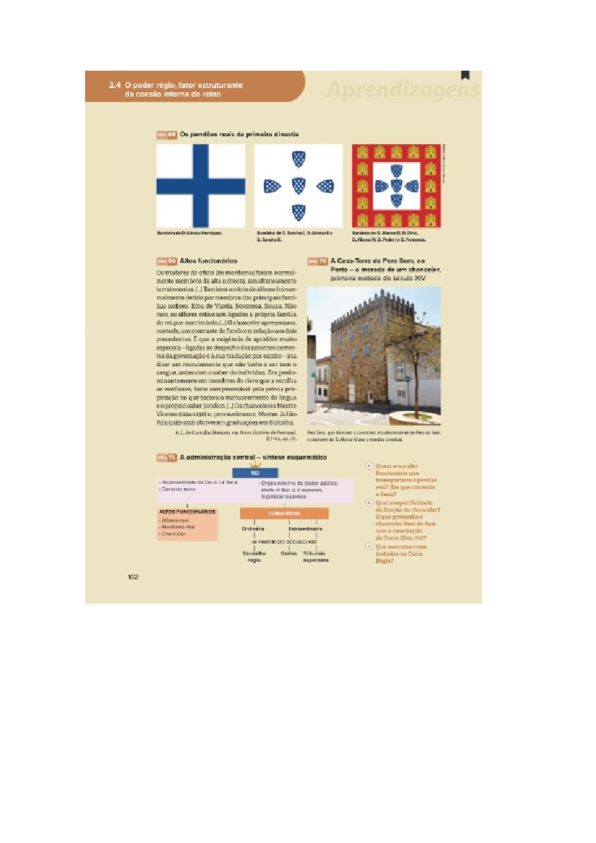 Páginas manual 103-111 - 2 o poder régio, fator estruturante da coesão ...