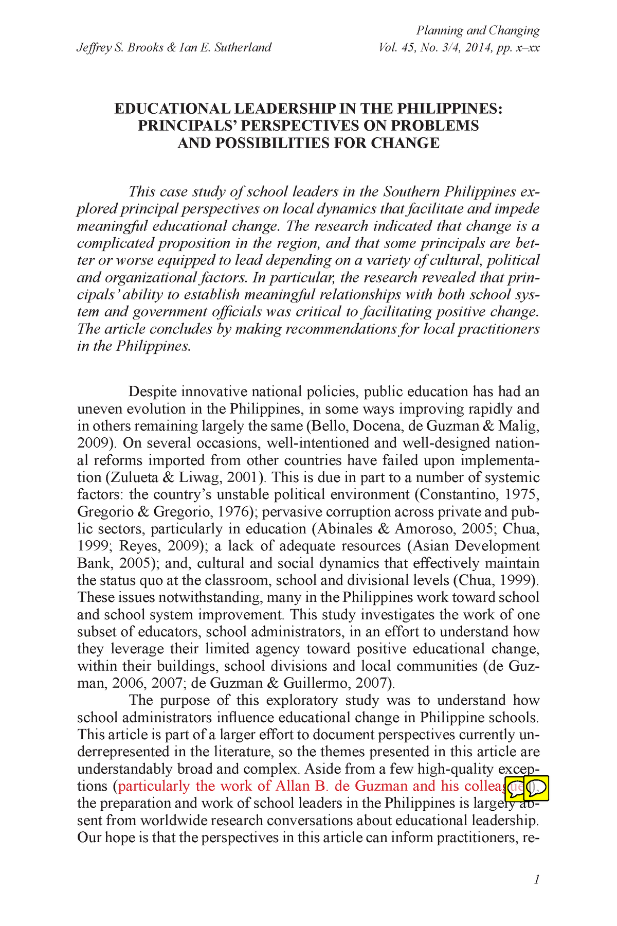 leadership in the philippines essay