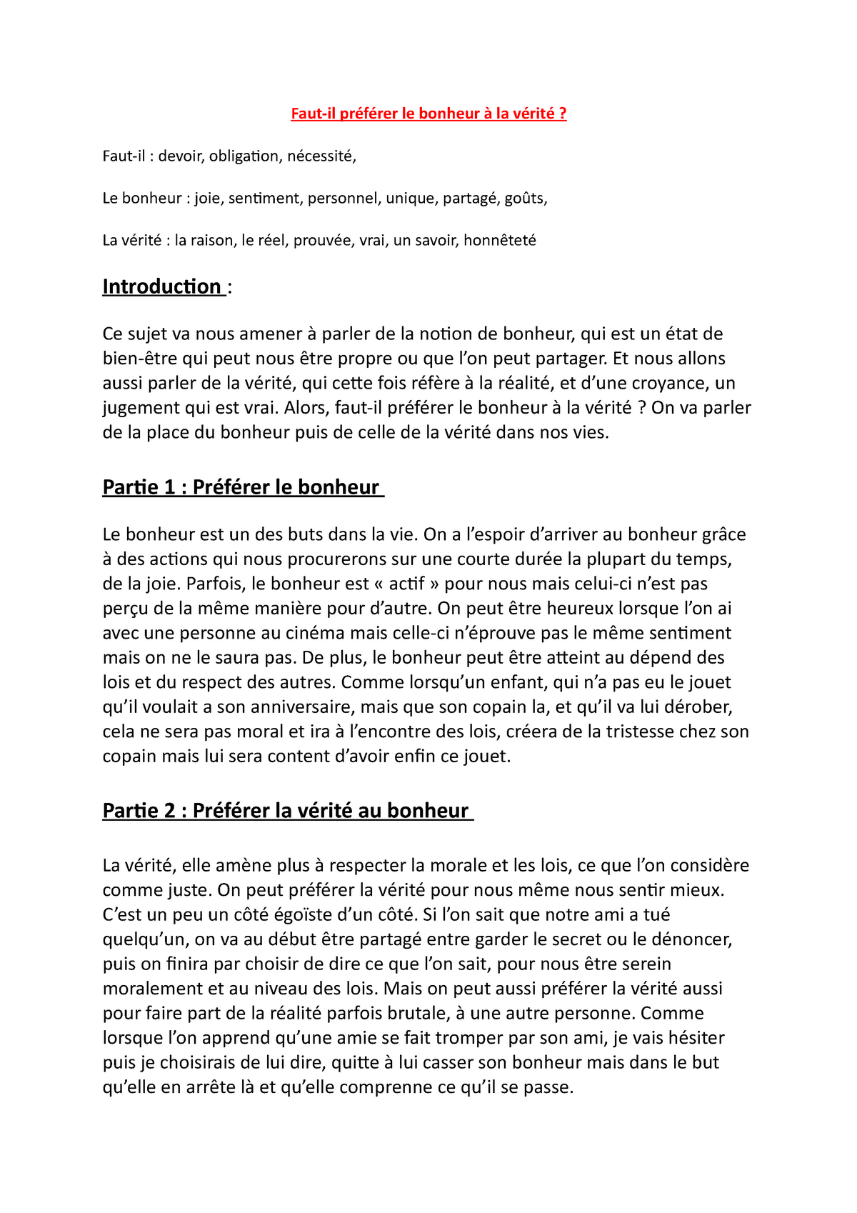 introduction dissertation bonheur philosophie