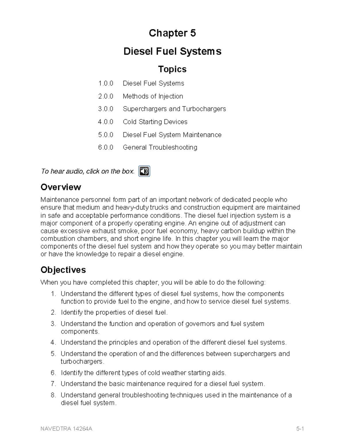 Chapter 5 - Diesel Fuel System Topics. - Automotive Technology - ZPPSU ...