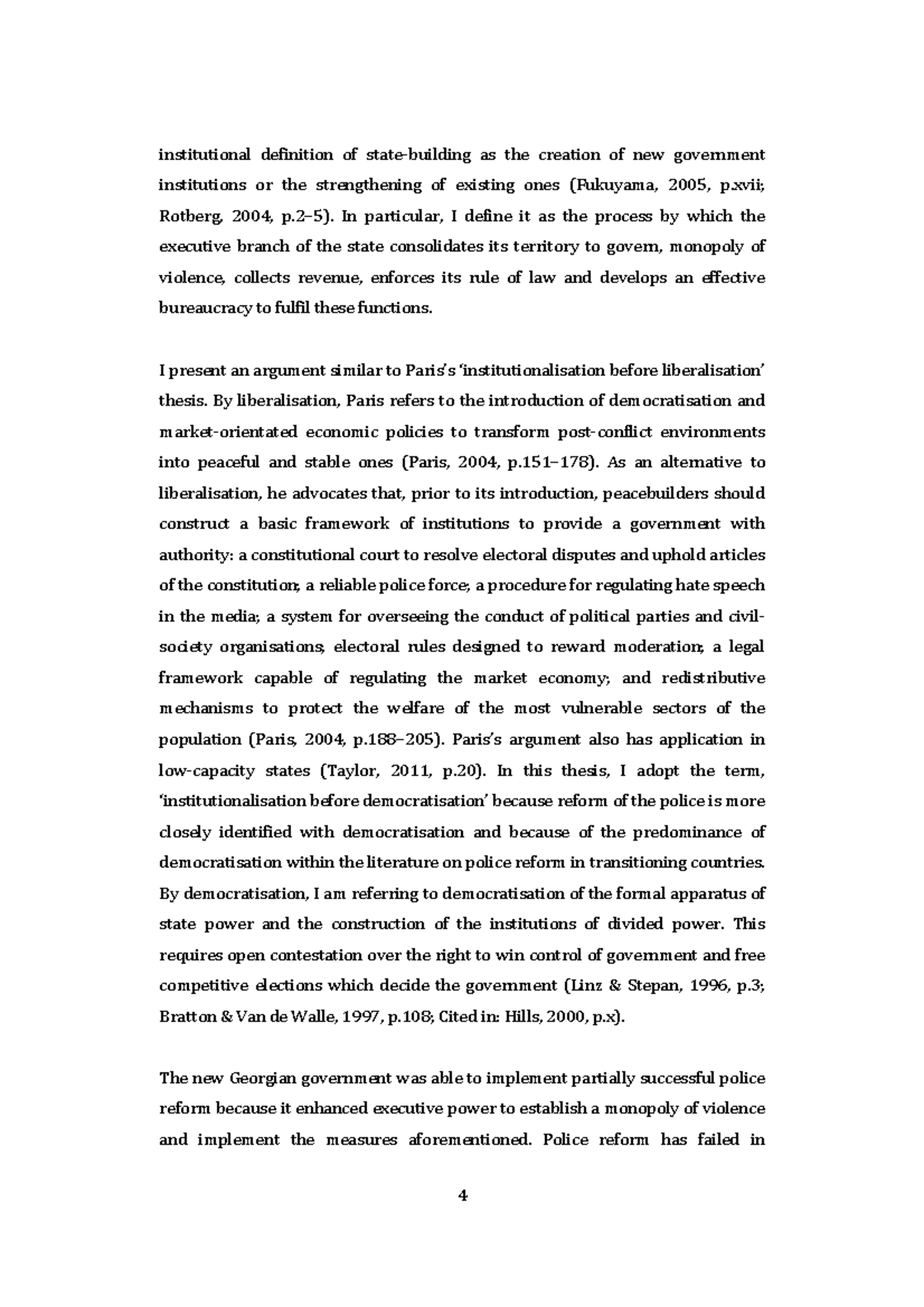 Police Reform AND State- Building IN Georgia, 2 - institutional ...