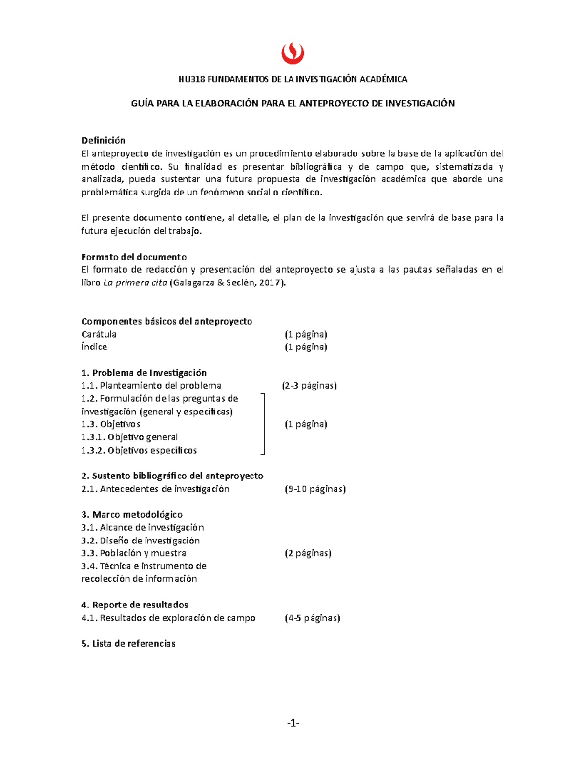 Guía para la elaboración del anteproyecto de Investigación 2020 - GUÍA ...