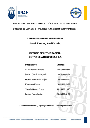 Caso De Harvard 1 Documento Pdf - El Caso De LACC Número 915-S03 Es La ...