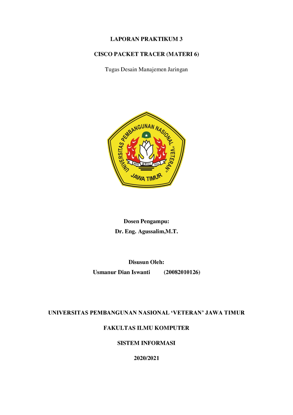 Subnetting Jaringan Dengan Studi Kasus - LAPORAN PRAKTIKUM 3 CISCO ...