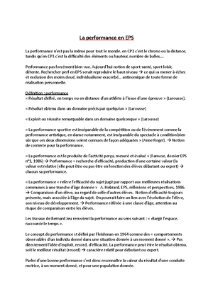 Annales L1 2021 2022 - Sujet D'examen STAPS L1 - UFR STAPS DIJON Année ...