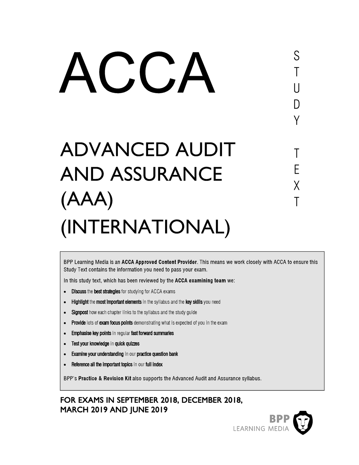 acca p1 bpp study text pdf free download