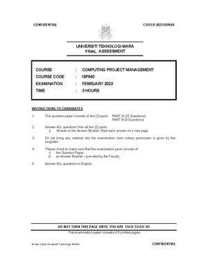 Tutorial Earned Value Question - Nurul Asyiqin - PROJECT MANAGEMENT ...