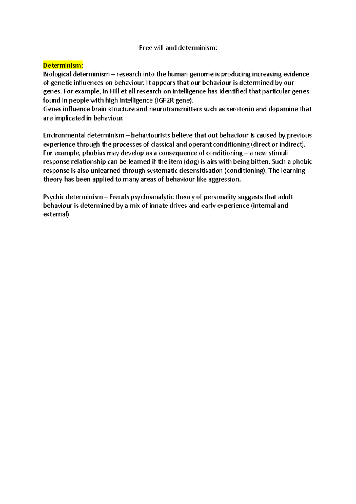 Free will and determinism - Free will and determinism: Determinism ...