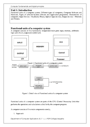 Computer fundamentals and digital priciples 2018 - E 8441 (Pages : 2 ...