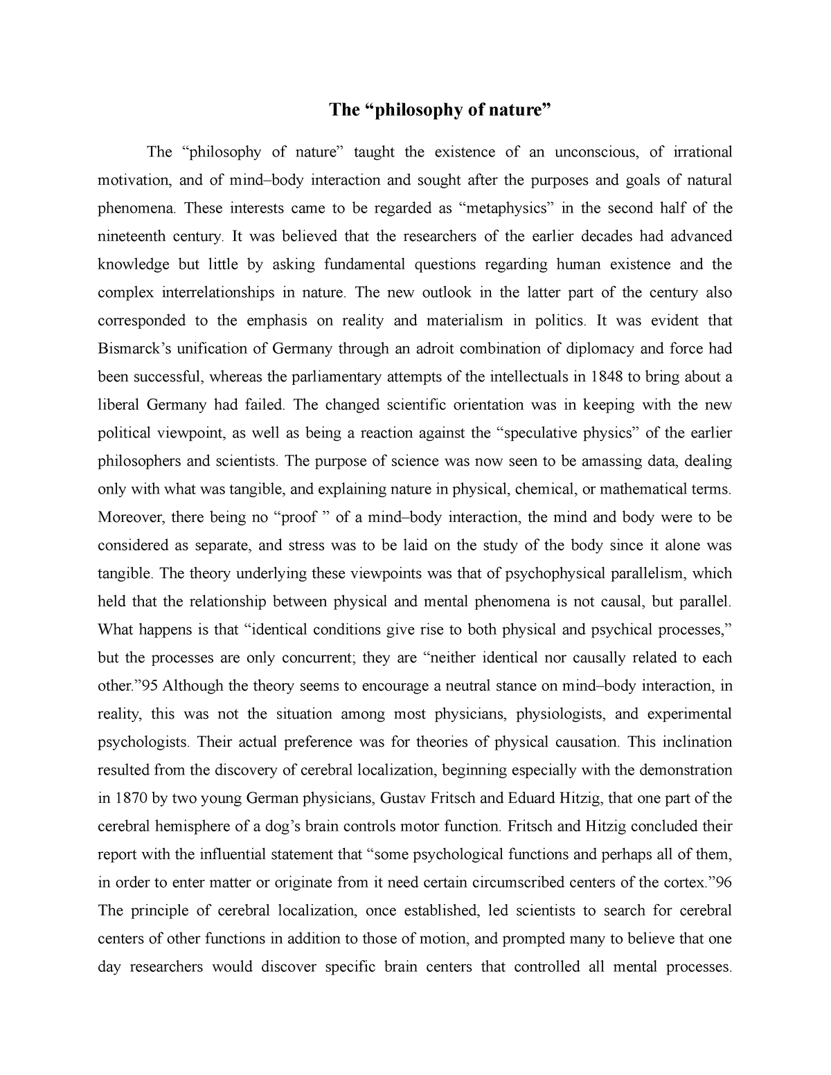 essay about the nature of philosophy