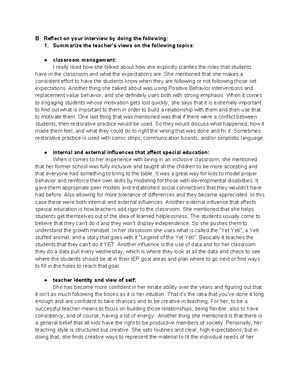 Task 1 Functional Behavior Assessment And Behavioral Improvement Plan ...