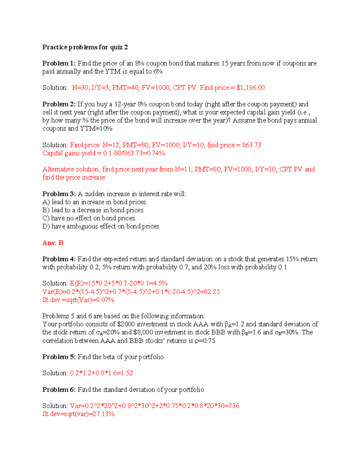 ADM2350 Practice Questions Quiz 2 - Practice Problems For Quiz 2 ...