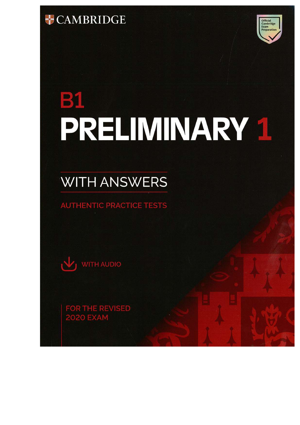 Pet B1 Preliminary 1 Authentic Practice Tests - CAE - Studocu