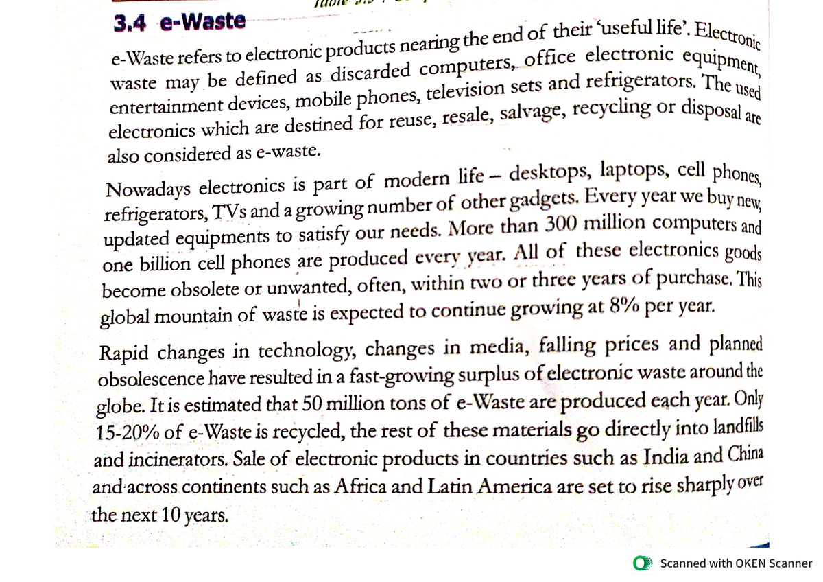 e waste management research paper
