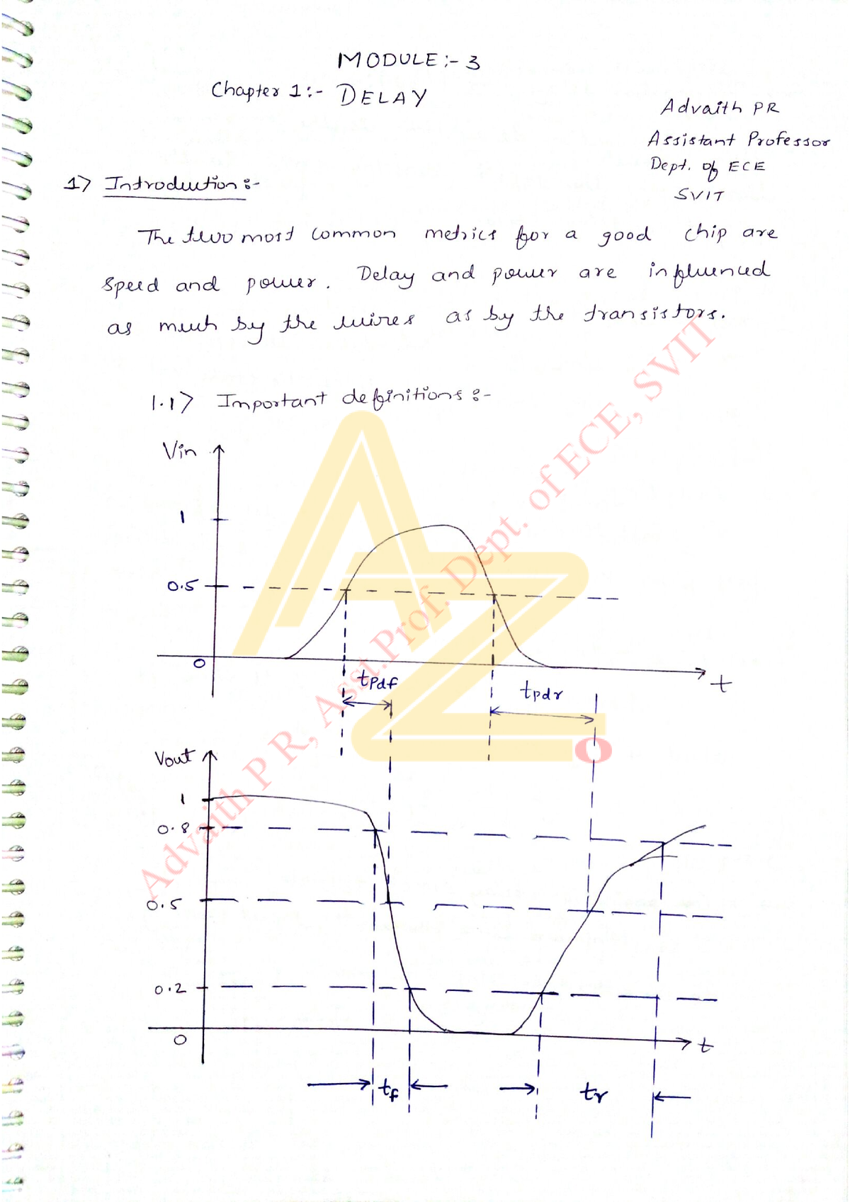 VLSI Mod3@Az Documents - VLSI Design - Studocu