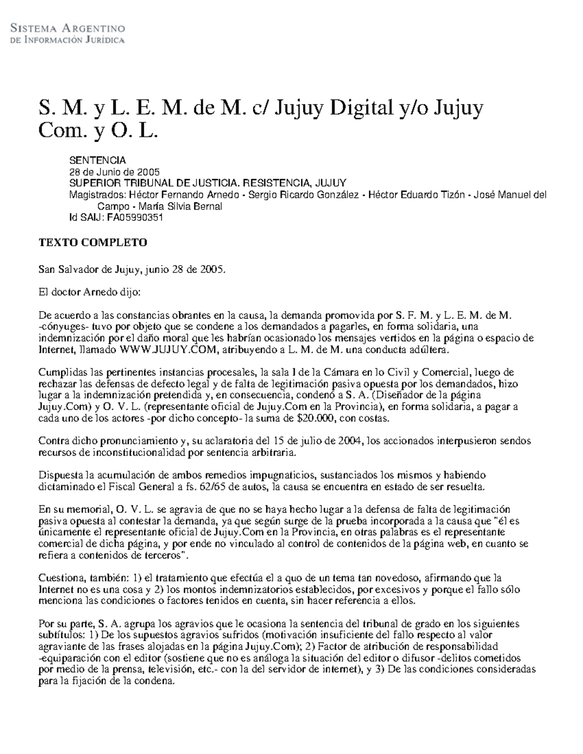 S M Y L E M De M C Jujuy Digital Y O Jujuy Com Y O L S M Y L E M De M C Jujuy